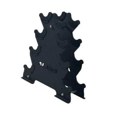 Imagem de Colaxi Suporte para halteres, organizador de pesos e prateleiras para halteres, ideal para academia em casa.