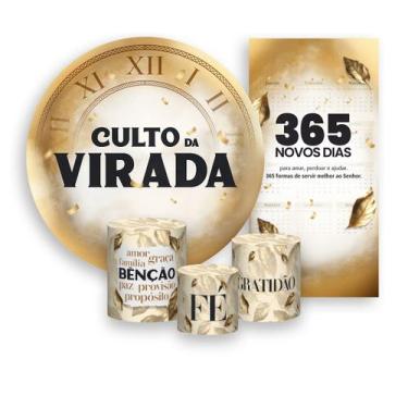 Imagem de Kit Painel De Festa + Trio Capa Cilindro + Faixa Veste Fácil - Igreja 