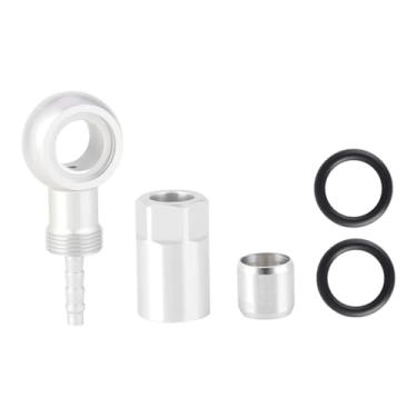 Imagem de Aymzbd Conexão de Freio Hidráulico (banjo), Kit de Conexão de Mangueira Hidráulica (banjo), Componente, Manga de Oliva para Mangueira de Freio a Disco para a, Prata