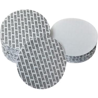 Imagem de MEETOOT 50 peças de vedação de espuma à prova de adulteração ativada por torque, diâmetro de 9 cm, lavadora circular sensível à pressão, adequada para frascos de boca larga, chaleiras, recipientes de