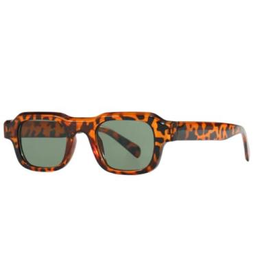 Imagem de Óculos de Sol Vintage Quadrados Femininos Masculinos Óculos de Sol Retangulares Ovais (3)