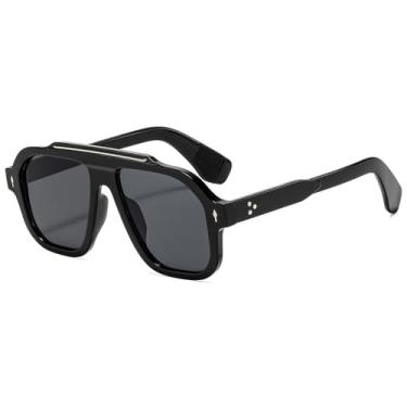 Imagem de Óculos de Sol UV400 - Armação Leopardo com Rebites Estilo Punk para Homens e Mulheres, Esportes ao Ar Livre, Corrida e Ciclismo, Preto