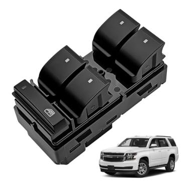 Imagem de Dunviku Interruptor mestre de janela elétrica do lado do motorista compatível com Chevy Silverado 1500 2007-2013 Traverse 2009-2017 HHR GMC Sierra 2500HD 3500HD Substitui OE 20945129 25789692 25951963