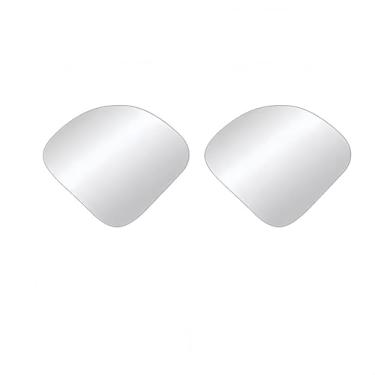 Imagem de 1 par de espelho de ponto cego para setor | Espelho de estacionamento retrovisor convexo em forma de leque convexo de 360 graus para carros