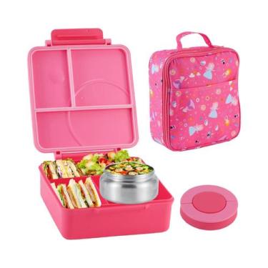 Imagem de Conjunto De Lancheira Bento À Prova De Vazamentos Para Crianças Com Te