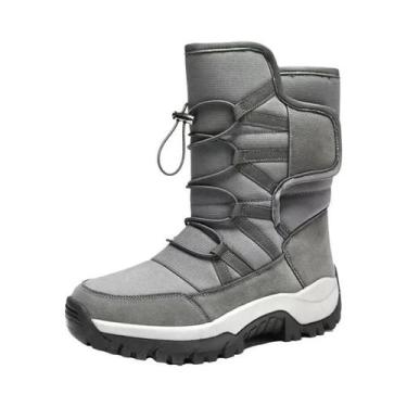 Imagem de Botas De Inverno Masculinas Quentes E Impermeáveis, Botas De Neve De P