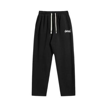 Imagem de Calças De Jogging Masculinas Largas E Respiráveis, Design Fashion, Cal