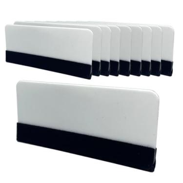 Imagem de Ferramenta de rodo de borda de feltro preto, película de vinil para carro, decalque de janela de vidro, espátula de instalação de adesivo de papel de parede, tinta de massa de remendo, raspador de