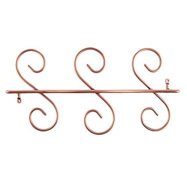 Imagem de Suporte para copos de vinho, suporte de pendurar para copos de vinho, prateleira para armários de cozinha ou bar doméstico (Cor: Bronze Tamanho: 30 * 15 cm) (Bronze 30 * 15 cm)