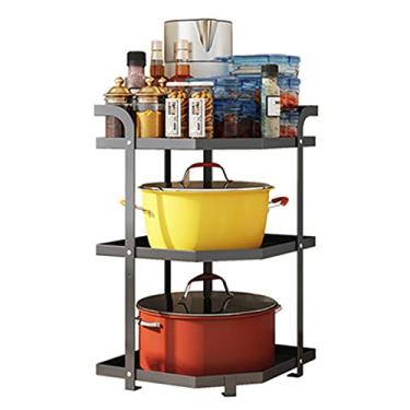 Imagem de Organizadores sob a pia armazenamento sob a pia organizador de cesta de armário de 2 camadas gavetas de armazenamento de cozinha bom ajudante para você armazenar suprimentos de cozinha e artigos de