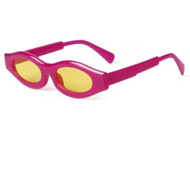 Imagem de Óculos de Sol Ovais em Cores Candy, Unissex, Proteção UV400, Ideais para Esportes ao Ar Livre, Corrida e Ciclismo, C5