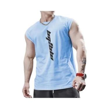 Imagem de Camiseta Sem Mangas Para Treino De Musculação Masculina, Estilo Solto 