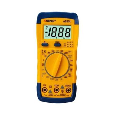 Imagem de Multímetro Digital Profissional ANENG A830L 1999, Testador De Tensão E