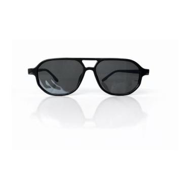 Imagem de Óculos Solar Aviador Preto Vintage UV 400 - Camisaria Colombo