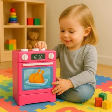 Imagem de Brinquedo Casinha Fogão Comidinha Infantil Pelúcia Barbie Boneca Prese