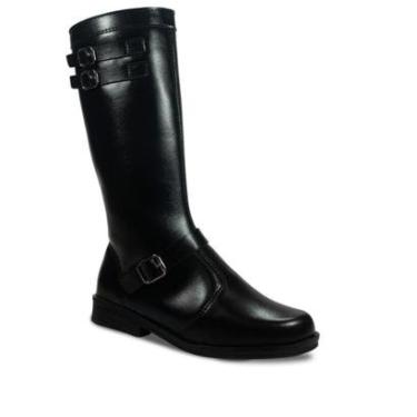 Imagem de Bota Montaria Feminina Cano Longo Infantil Fivela 09.55j-Feminino