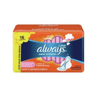 Imagem de Absorvente Always com Abas Super Protecao Suave c/16un