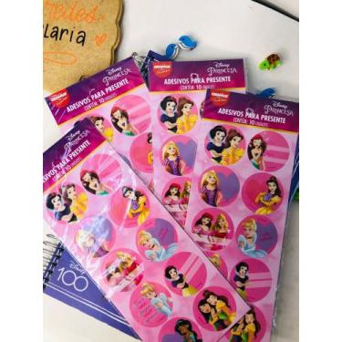 Imagem de Adesivo para presente princesa 3 unid - Cromus