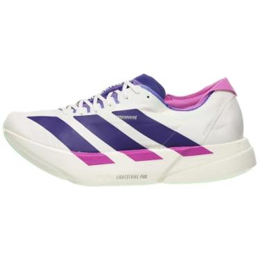 Imagem de adidas Tênis de corrida masculino Adizero Adios Pro 4 - Branco, Multi, 7 Wide