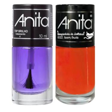 Imagem de Esmalte Team Bride Coleção Despedida de solteira + Top Brilho 10ml Ani