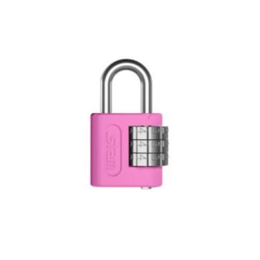 Imagem de Cadeado Para Mala Mochila Segredo Numérico 25mm Rosa Stam