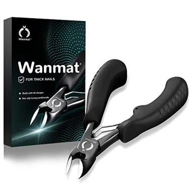 Imagem de (black) - WANMAT Ingrown Toenail Tool, Upgraded Toe Nail Clippers for men, Professional Nail Clipper Set, Toe Nail Grinder for Thick Toenails (black)