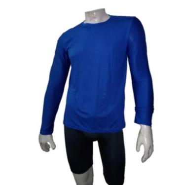 Imagem de Camisa De Proteção Uv 50+ (Poliester) - Azul Royal - B²m Uv
