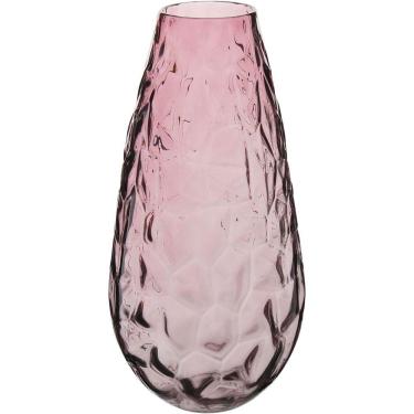 Imagem de ORIUM VASO 38x18x18cm VIDRO ROSA