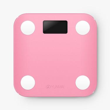 Imagem de Balança Digital Banheiro de Bioimpedância Yunmai Mini - Rosa