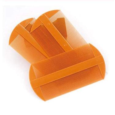 Imagem de WOIWO Drene a caspa, alivie a coceira e raspe os piolhos. Pente com dentes finos, pente de dupla face 3 peças