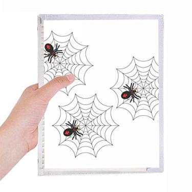 Imagem de Caderno de Halloween Ghost Fear Spider com folhas soltas e diário recarregável