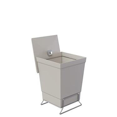 Imagem de Lixeira c/Suporte 6,5L Areia c/Tampa, Stolf