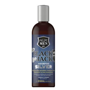 Imagem de Men Black Jack Shampoo Silver, Felps, 240 Ml