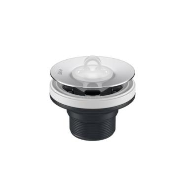 Imagem de Valvula De Escoamento Com Tampa Plastica Para Lavatorio, Cuba E Bide Deca Cromado 1602.C.Pla