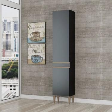 Imagem de Armário Paneleiro Simples Sabrina Preto