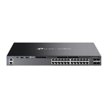 Imagem de Switch TP-Link Gerenciável L3 28 Portas com 24 Portas Gigabit 4 Slots SFP+ 10Gbps - TL-SG6428X