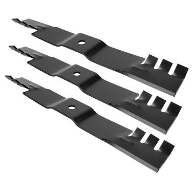 Imagem de Ecreban Lâminas de cortador 02005019-X adequadas para Cub Cad et 152.4 cm Deck, 942-04415 Gator Mulching Blades Aptas para Cub Cad et Z-Force/Tank L60 LZ60 S60 SZ60, substitui para MTD 01005338,