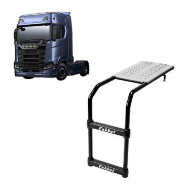 Imagem de Estribo Plataforma para Scania NTG P/G/R/S 2020 2021 Preto - Fabbof