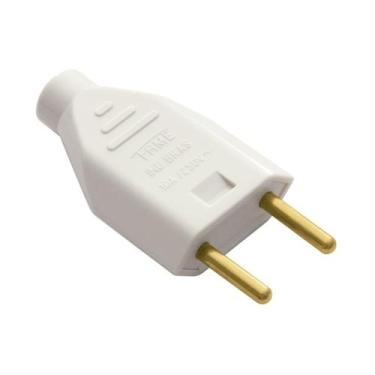 Imagem de Plug de Sobrepor 2P 10A Macho Cinza Fame, Cinza