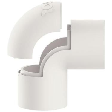 Imagem de Joelho PVC Com Janela Branco 1 Inpol, BRANCO