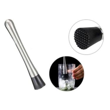 Imagem de Socador Macerador Caipirinha Inox Amassador Batida Coquetel - Top Util