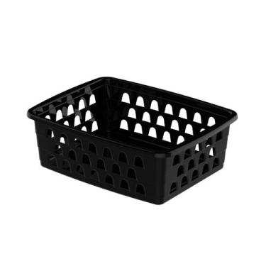 Imagem de Cesto Organizador Decorativo Médio Armário 20x15x6,5cm Mesa - Uninjet,