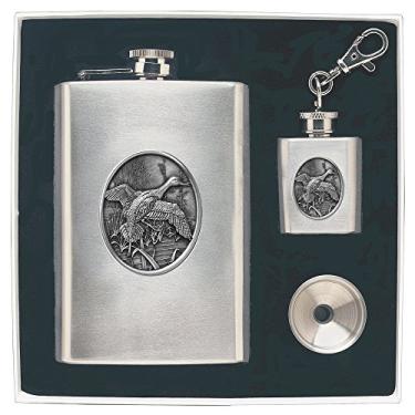 Imagem de CMC Heritage Pewter Conjunto de frascos de pato Wildlife Mallard, tamanho único