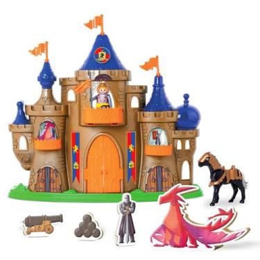 Imagem de Castelo De Brinquedo Infantil Medieval Boneco - Samba Toys