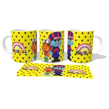 Imagem de Caneca polimero plástico copo  Incrível mundo Gumball dick e mutley - 