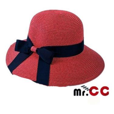 Imagem de 6 Chapéu Praia Feminino Viseira Palha Aba Luxo Piscina Verão - Mrvenda