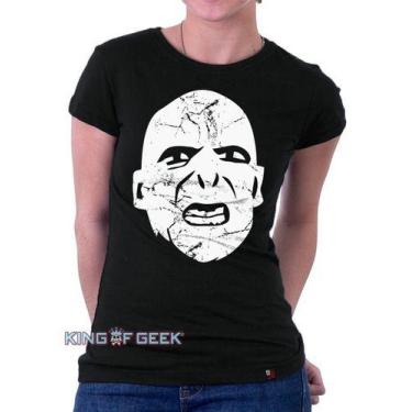 Imagem de Babylook Harry Potter Lord Voldemort Filme Camisa Geek Hp - king of Ge