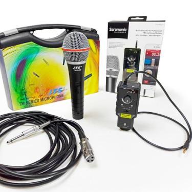 Imagem de Kit de transmissão para celular - smartrigii + microfone - SARAMONIC