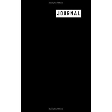 Imagem de Journal: 130 Pages - Lined Journal - 5 x 8 inches (Pocketbook Diary) - Black Cover