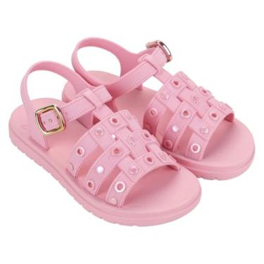 Imagem de Sandália Infantil Menina Barbie Silver Grendene Kids Rosa Ou Preta e Prata (Rosa, BR, Criança de 4 a 8 anos, Numérico, 26)